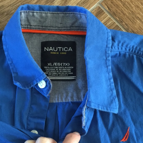 Nautica button down shirt. - Picture 2 of 2